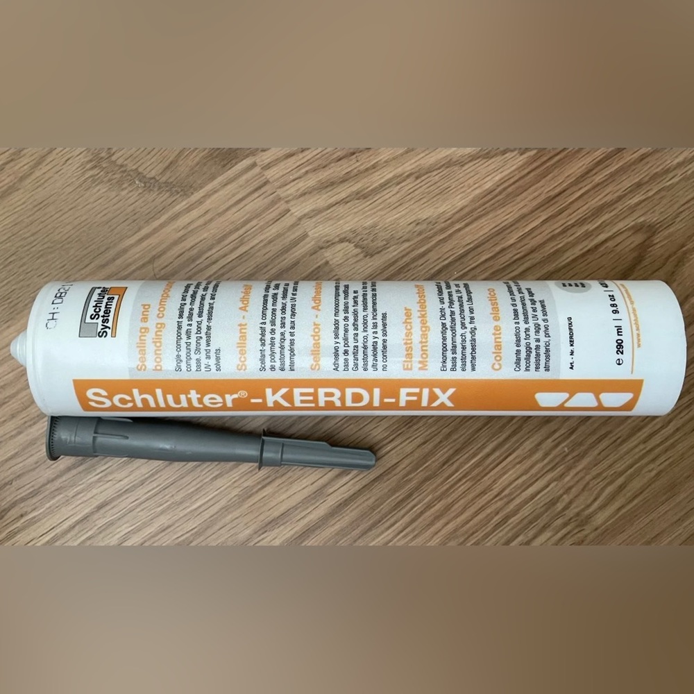 Schluter Kerdi Fix Grey Sealant 9.8 oz Tube